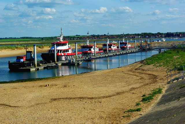Wind farm supply boats