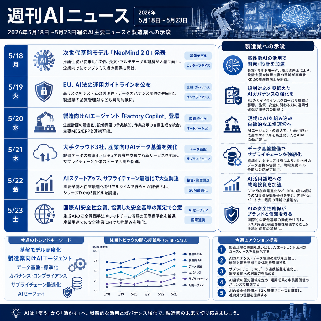 週刊AIニュース インフォグラフィック