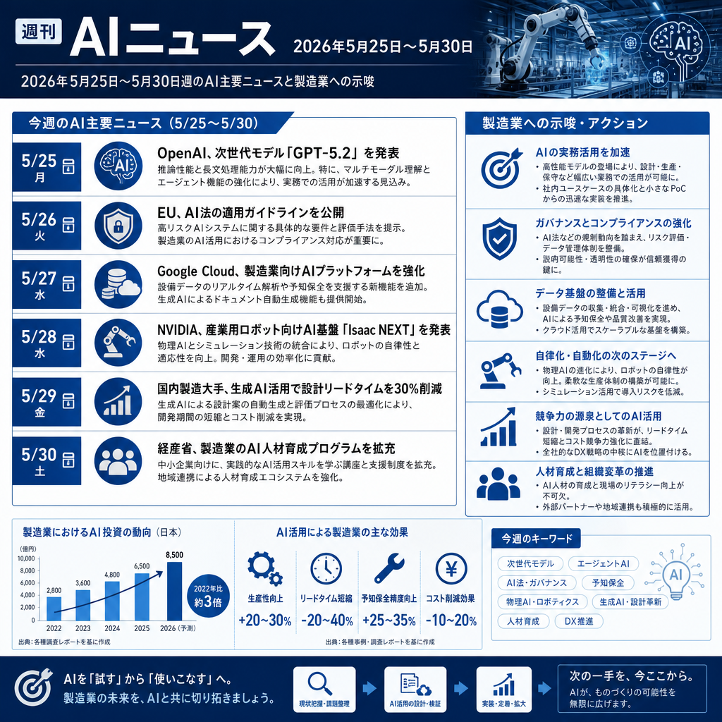 週刊AIニュース インフォグラフィック