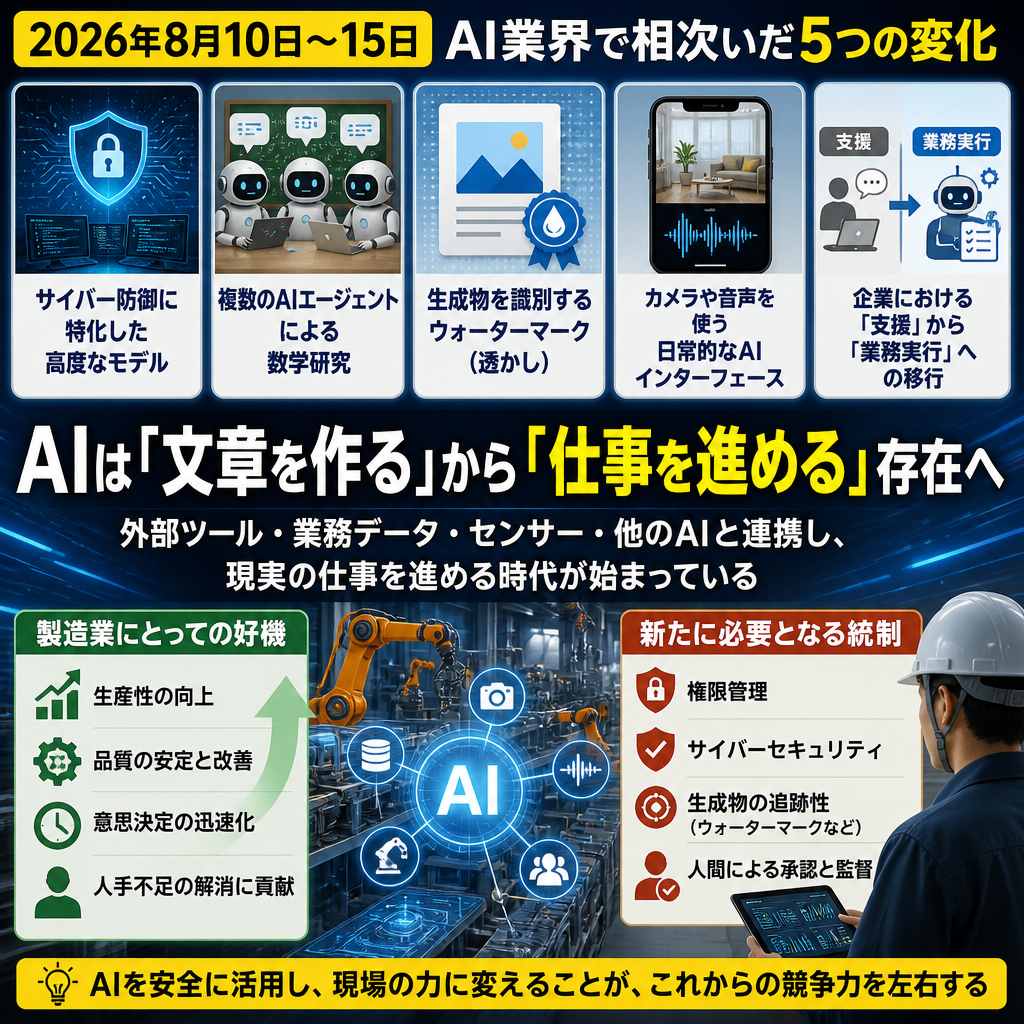 週刊AIニュース インフォグラフィック